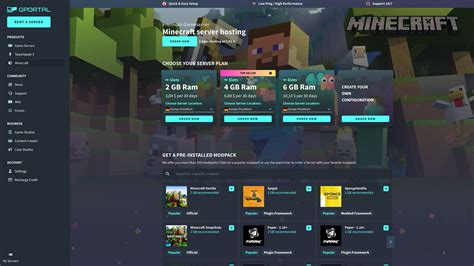 gportal meine server|Rent a gameserver from the best provider 